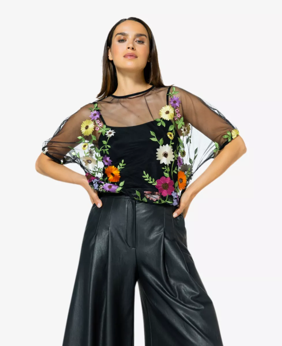 Caroline Biss Blouse - Zwart 2 Caroline Biss Caroline Biss Blouse - Zwart