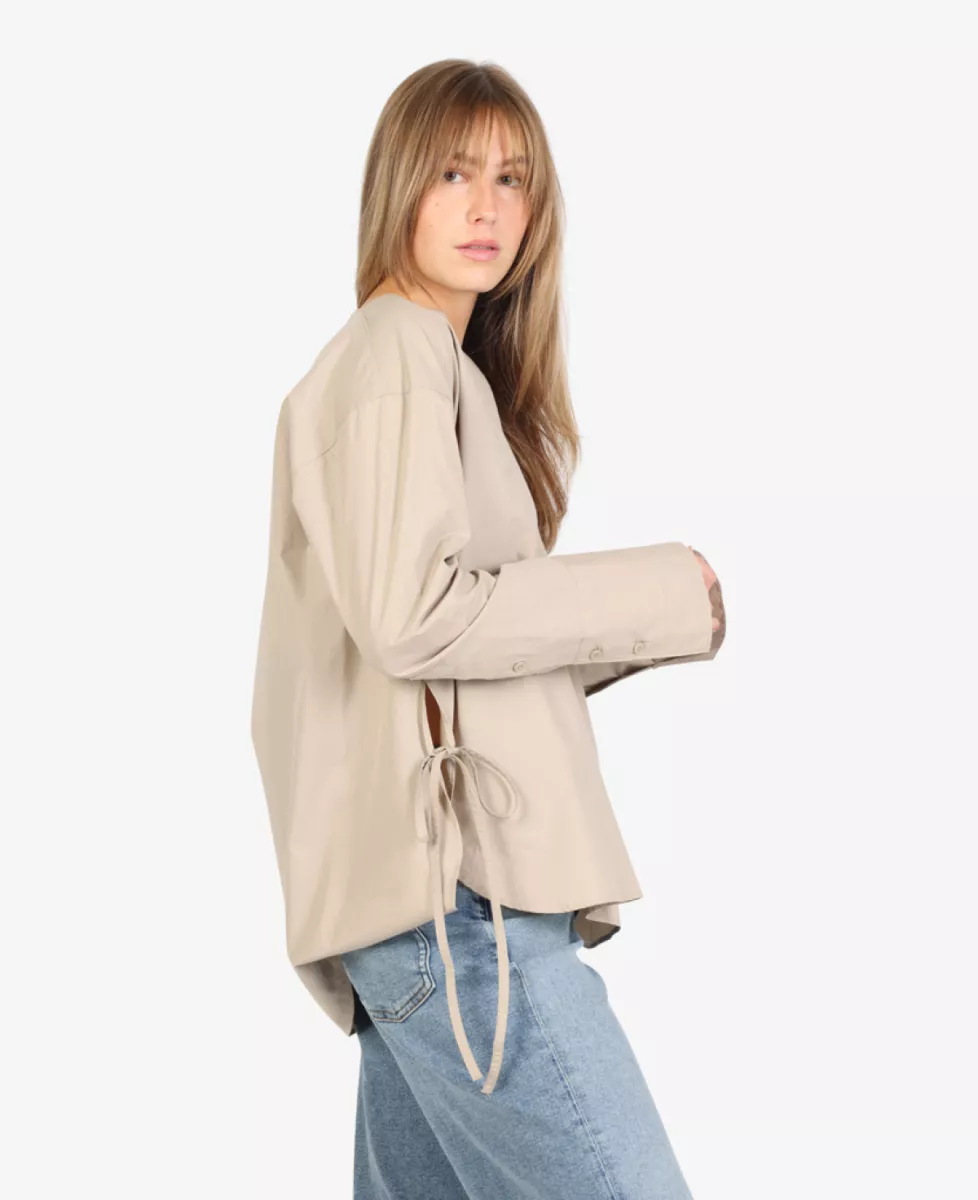 Closed Blouse - Middelbruin 3 Closed Closed Blouse - Middelbruin