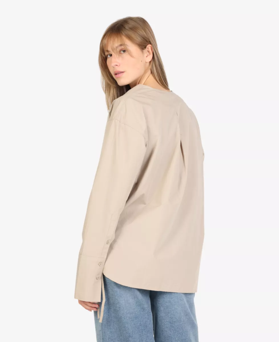 Closed Blouse - Middelbruin 4 Closed Closed Blouse - Middelbruin