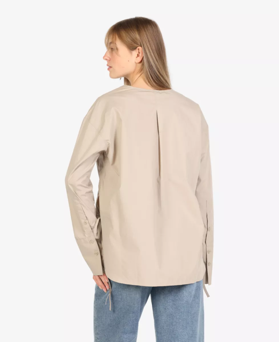 Closed Blouse - Middelbruin 5 Closed Closed Blouse - Middelbruin