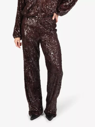 co'couture co'couture Broek - Donkerbruin