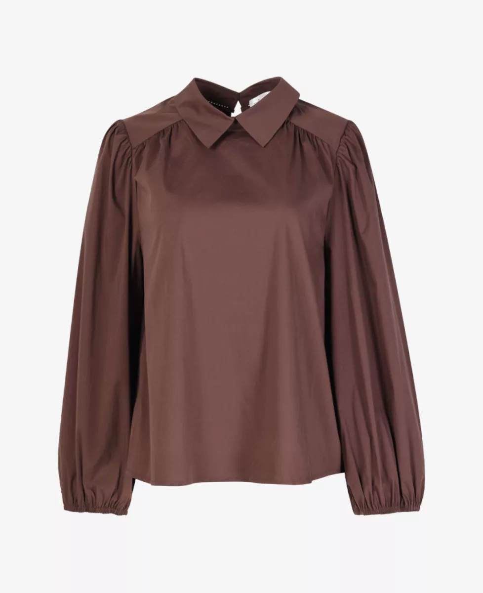 co'couture Blouse - Bruin 1 co'couture co'couture Blouse - Bruin