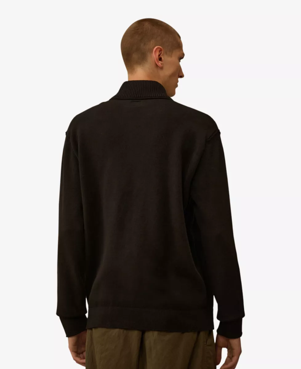 C.P. Company Trui halfzip - Zwart 3 C.P. Company C.P. Company Trui halfzip - Zwart