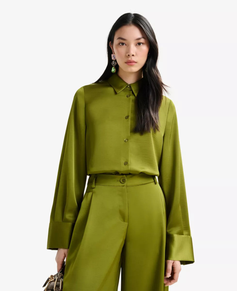 Essentiel Blouse - Middelgroen 4 Essentiel Essentiel Blouse - Middelgroen