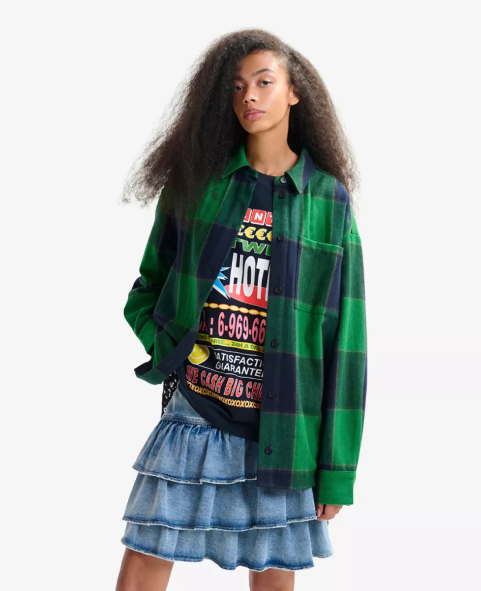 Essentiel Blouse - Donkergroen 3 Essentiel Essentiel Blouse - Donkergroen