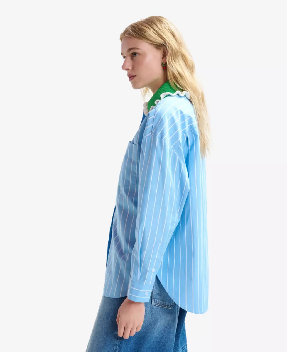 Essentiel Blouse - Lichtblauw 6 Essentiel Essentiel Blouse - Lichtblauw