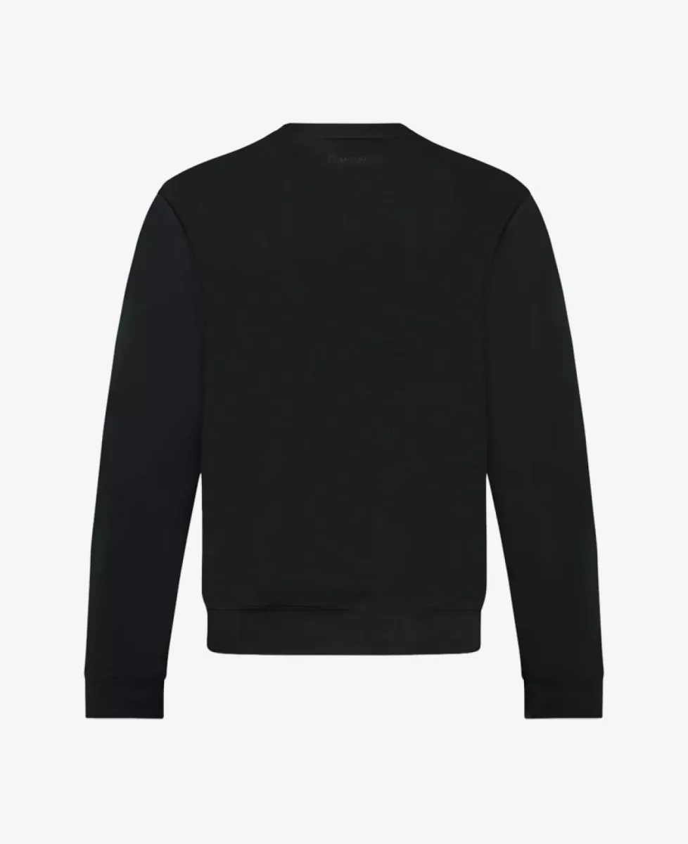 Flâneur Logo Sweater - Zwart 4 Flâneur Flâneur Logo Sweater - Zwart
