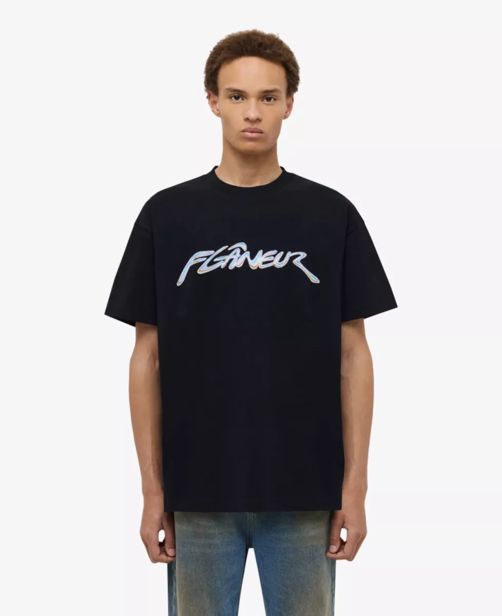 Flâneur T-shirt - Zwart 2 Flâneur Flâneur T-shirt - Zwart