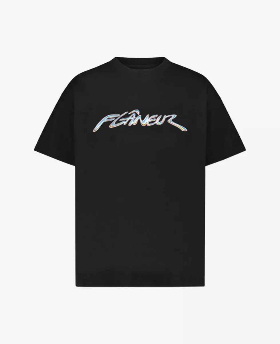 Flâneur T-shirt - Zwart 1 Flâneur Flâneur T-shirt - Zwart