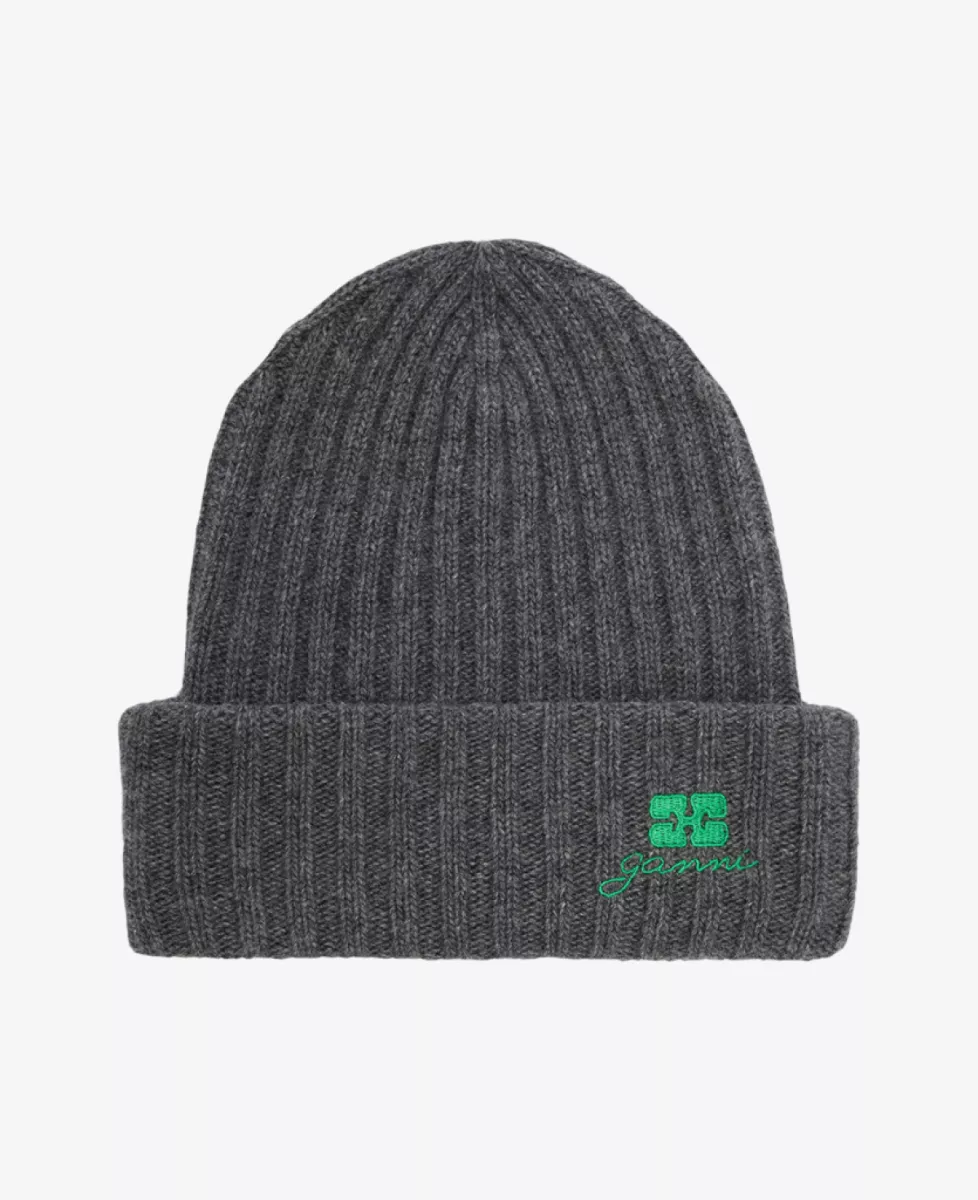 Ganni Muts - Grijs 1 Ganni Ganni Muts - Grijs