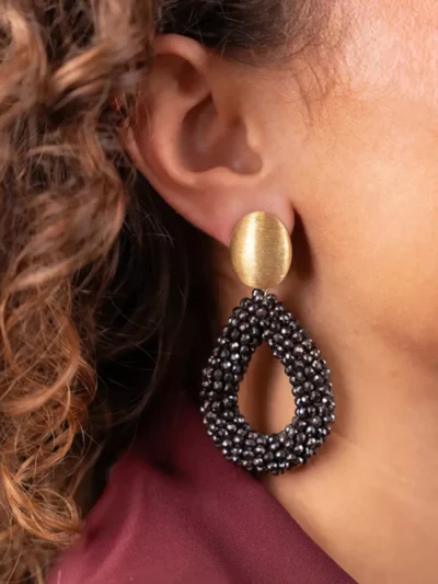 LOTT. LOTT. Oorbellen - Bruin