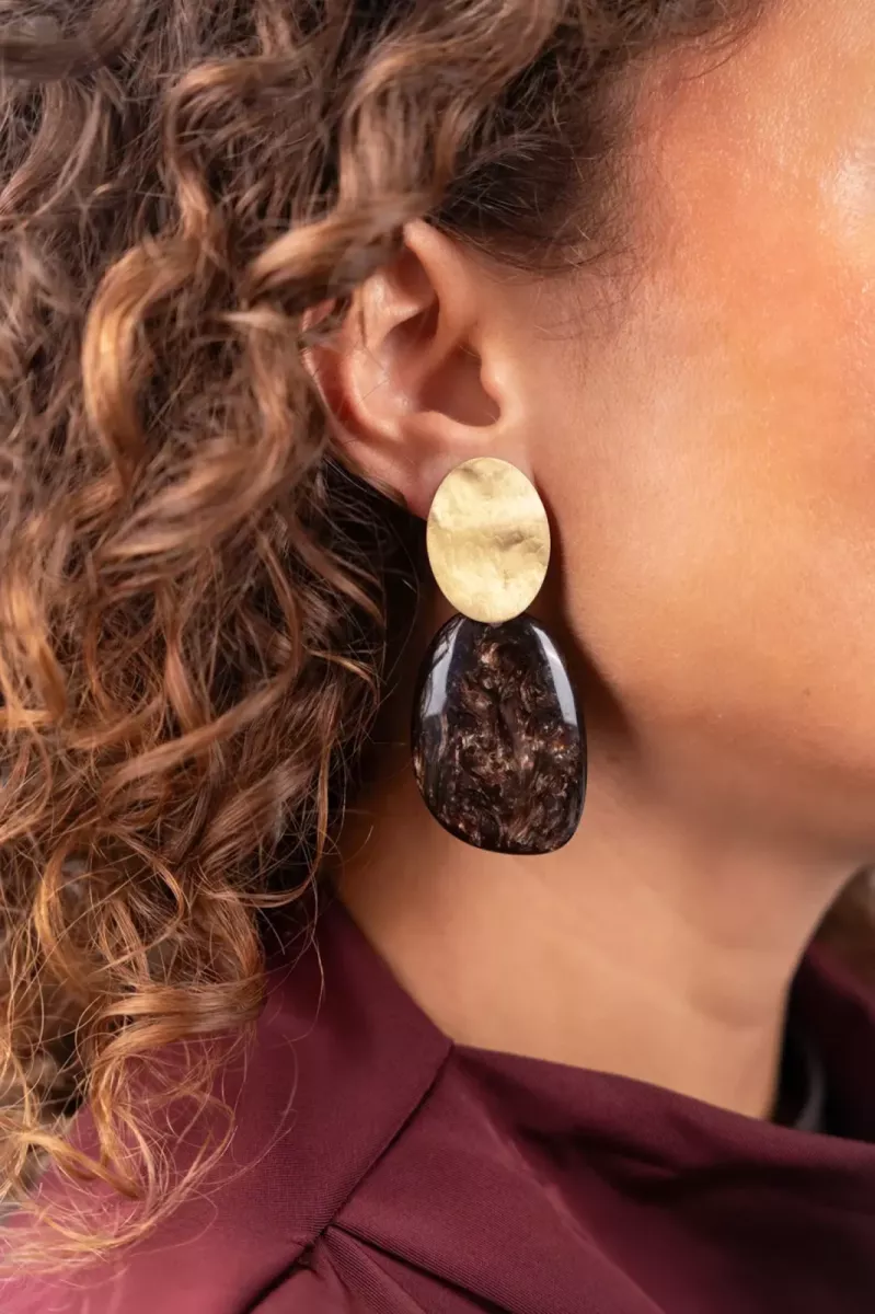 LOTT. Oorbellen - Bruin 2 LOTT. LOTT. Oorbellen - Bruin