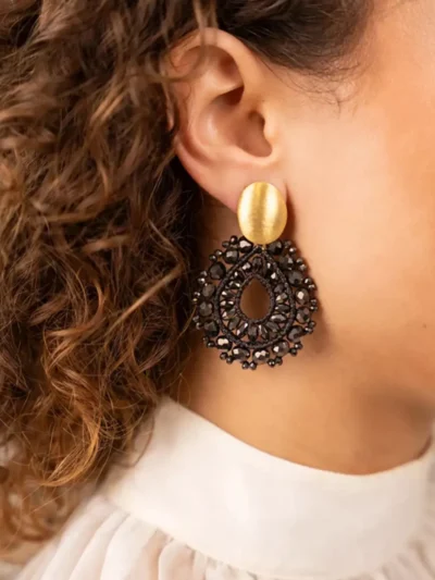 LOTT. LOTT. Oorbellen - Bruin