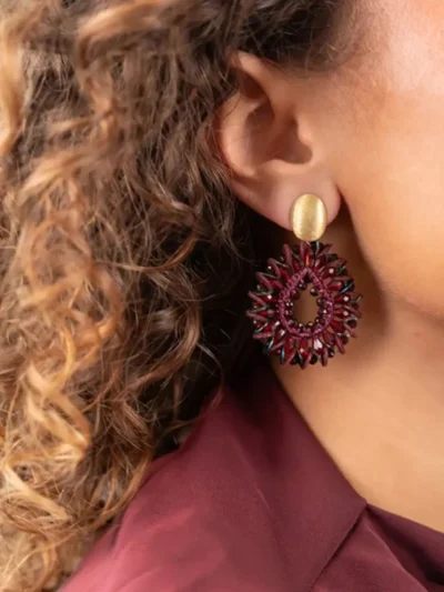 LOTT. LOTT. Oorbellen - Rood