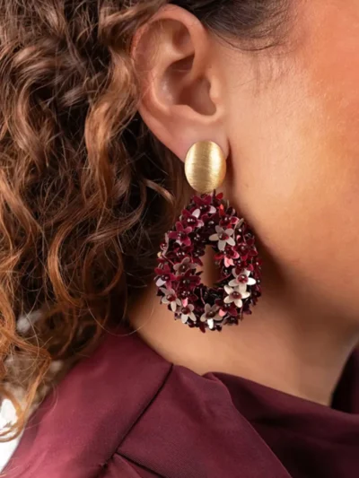 LOTT. LOTT. Oorbellen - Rood