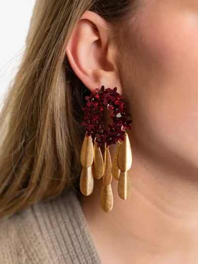 LOTT. LOTT. Oorbellen - Rood