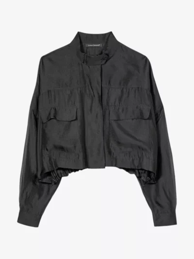 Luisa Cerano Luisa Cerano Overshirt-Bluse mit Stehkragen - **00