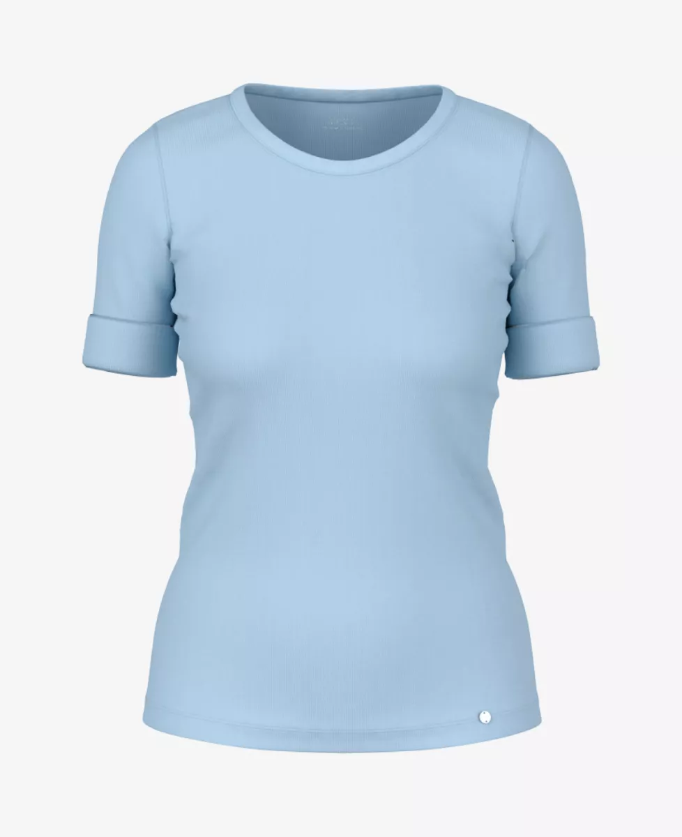Marc Cain Additions T-shirt - Lichtblauw 1 Marc Cain Additions Marc Cain Additions T-shirt - Lichtblauw