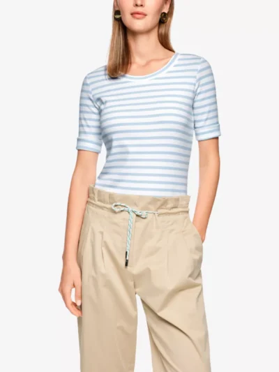 Marc Cain Additions Marc Cain Additions T-shirt - Lichtblauw