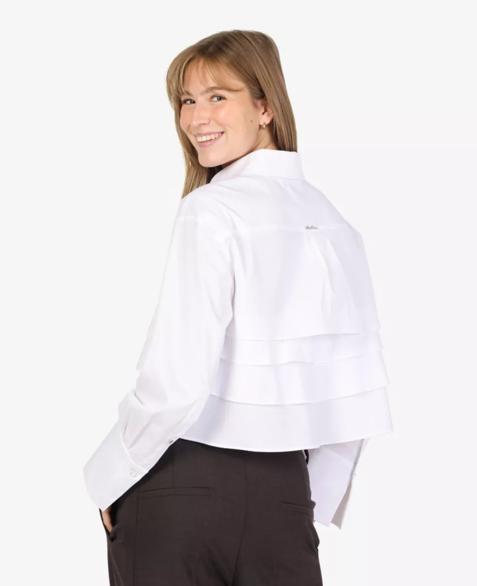 Marc Cain Remix+R Blouse - Wit 5 Marc Cain Remix+R Marc Cain Remix+R Blouse - Wit