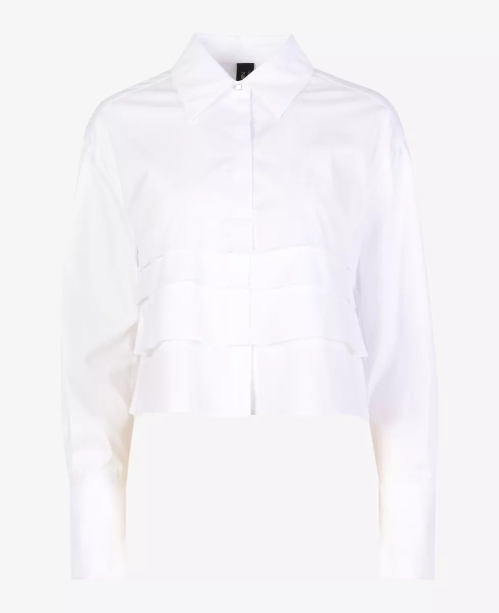 Marc Cain Remix+R Blouse - Wit 1 Marc Cain Remix+R Marc Cain Remix+R Blouse - Wit