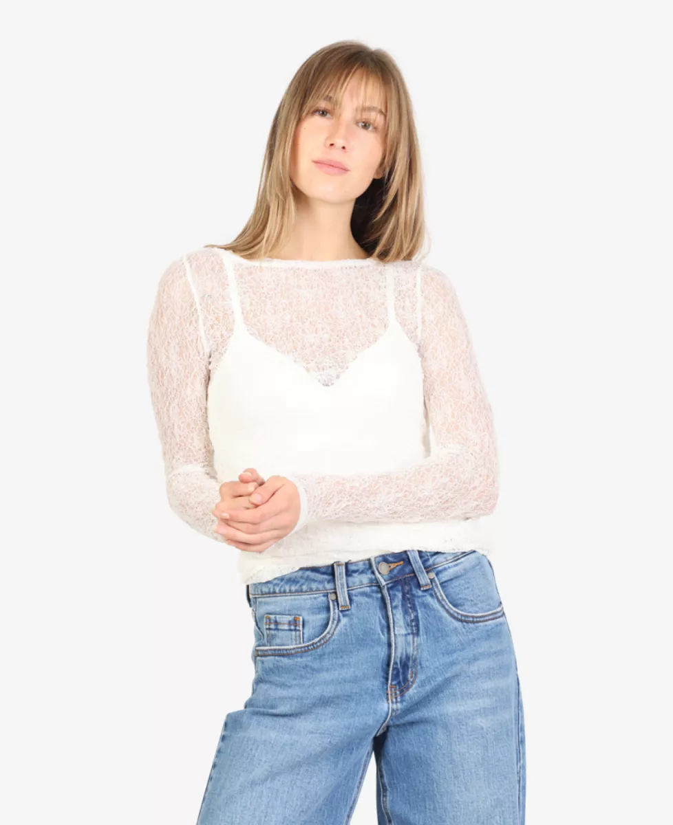 My Essential Wardrobe Top - Wit 2 My Essential Wardrobe My Essential Wardrobe Top - Wit