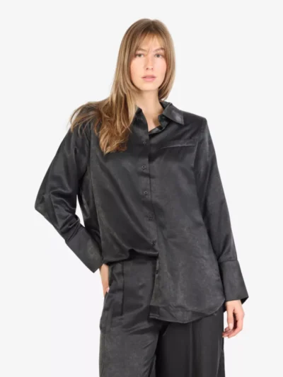 My Essential Wardrobe My Essential Wardrobe Blouse - Antraciet