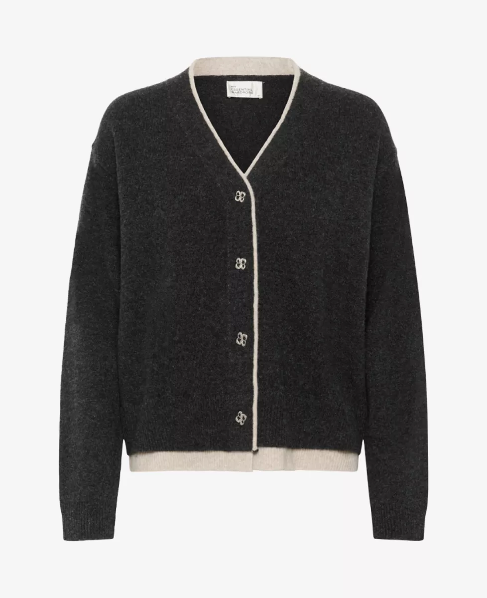 My Essential Wardrobe Vest - Antraciet 1 My Essential Wardrobe My Essential Wardrobe Vest - Antraciet