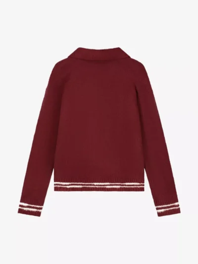 Olaf Olaf Knitted Polo - Middelrood