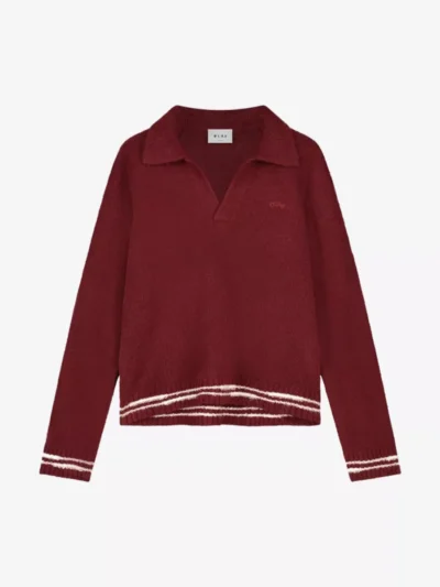 Olaf Olaf Knitted Polo - Middelrood