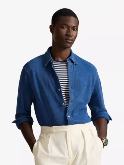 Ralph Lauren Ralph Lauren Shirt knitted - Blauw