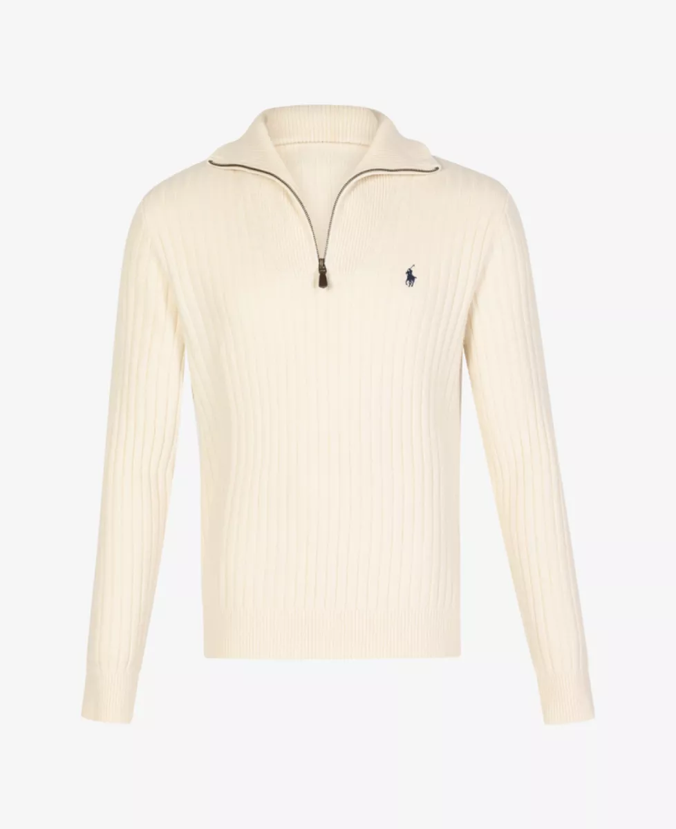 Ralph Lauren Trui zip - Ecru 1 Ralph Lauren Ralph Lauren Trui zip - Ecru