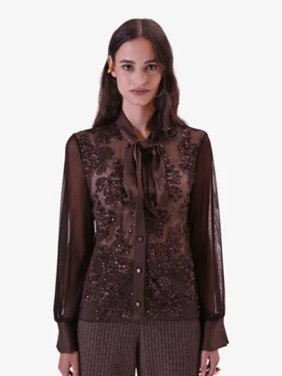 Rinascimento Rinascimento Blouse - Bruin