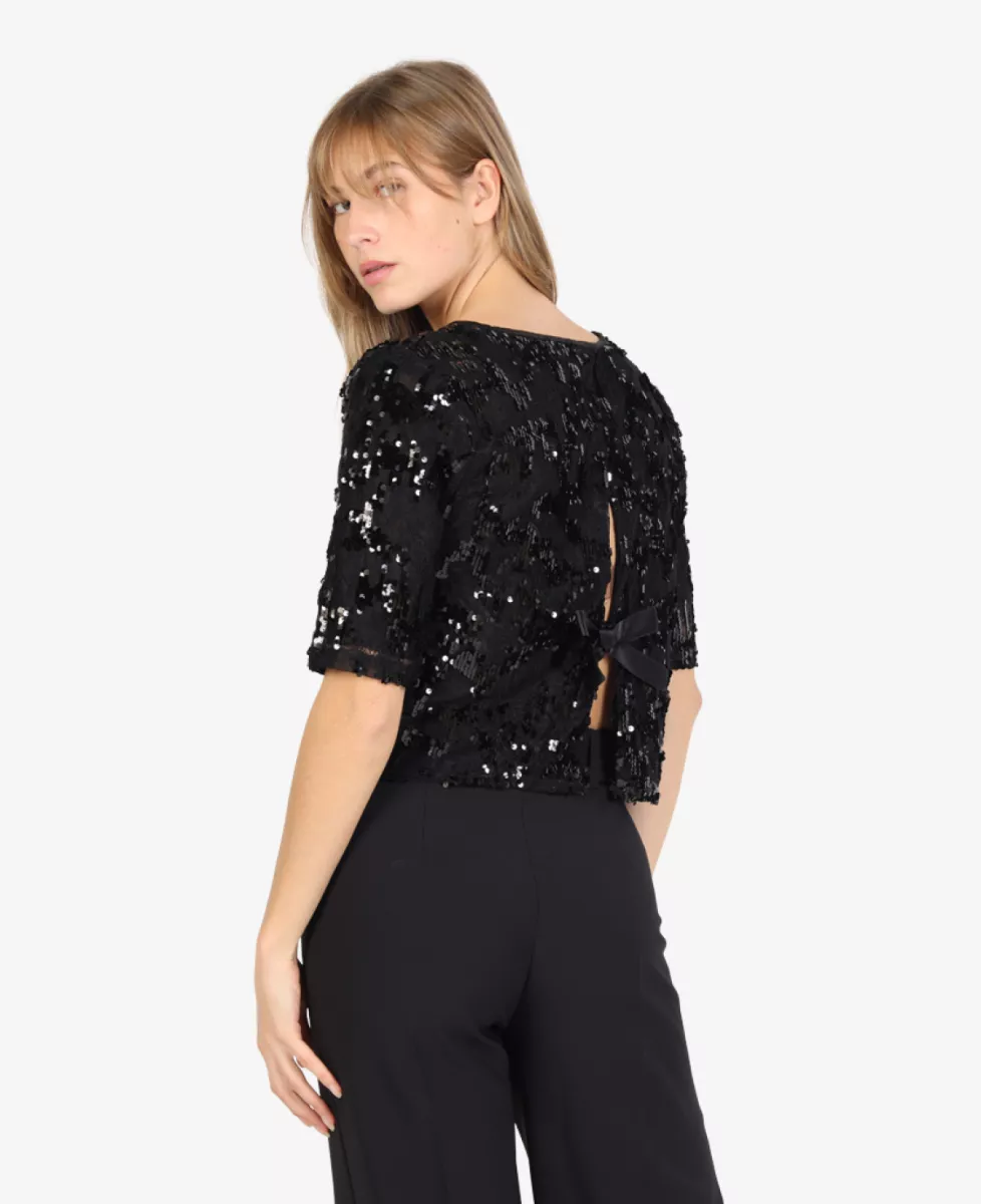 Rinascimento Blouse - Zwart 4 Rinascimento Rinascimento Blouse - Zwart