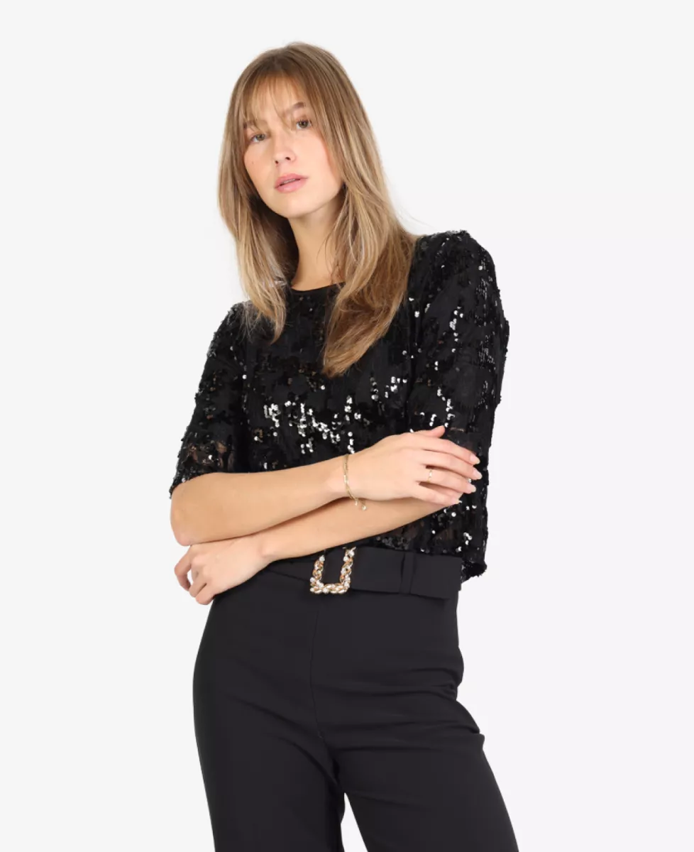 Rinascimento Blouse - Zwart 2 Rinascimento Rinascimento Blouse - Zwart