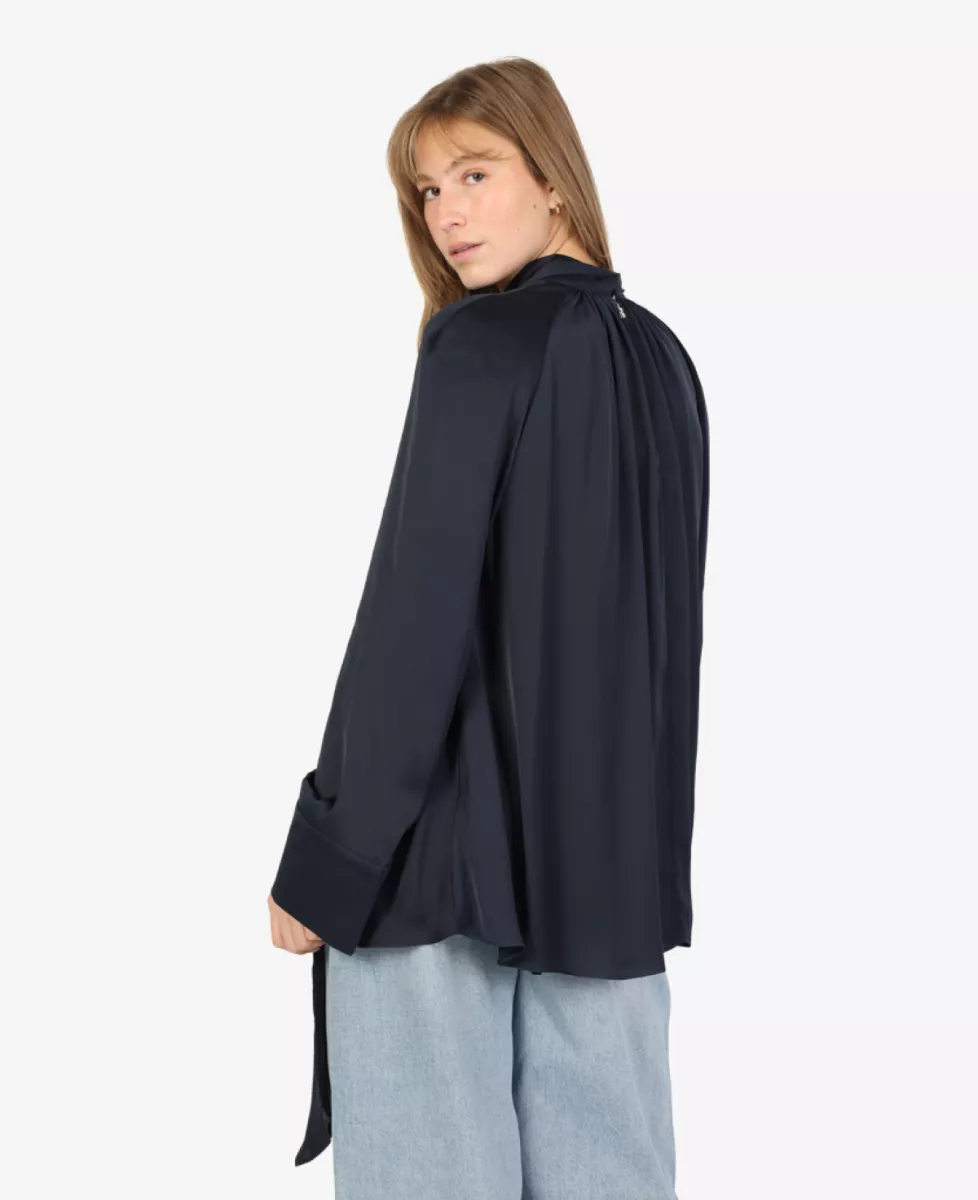 Rotate Blouse - Donkerblauw 3 Rotate Rotate Blouse - Donkerblauw