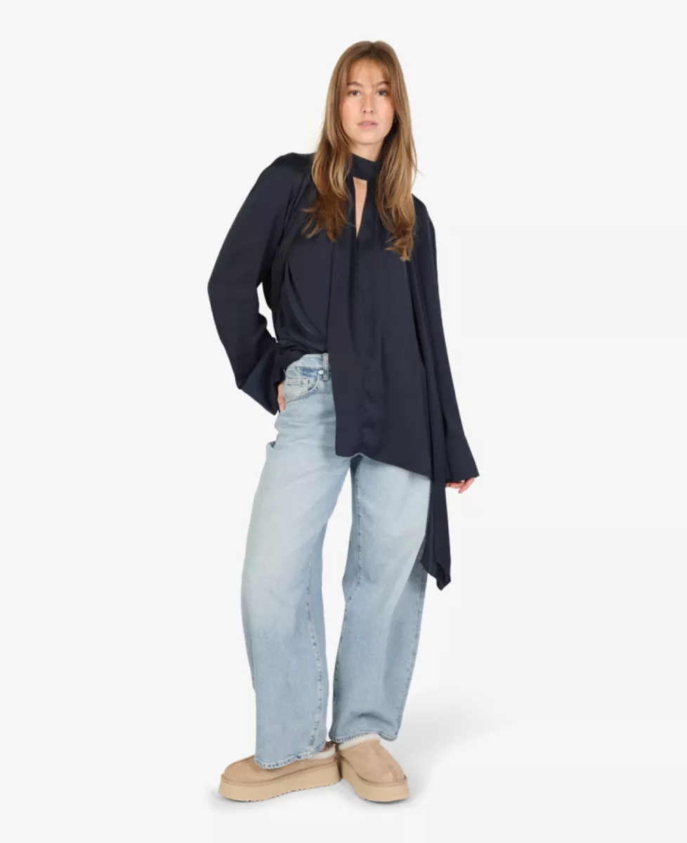 Rotate Blouse - Donkerblauw 5 Rotate Rotate Blouse - Donkerblauw