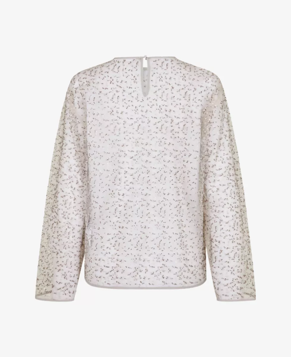 Samsoe Samsoe Blouse - Zilver 6 Samsoe Samsoe Samsoe Samsoe Blouse - Zilver