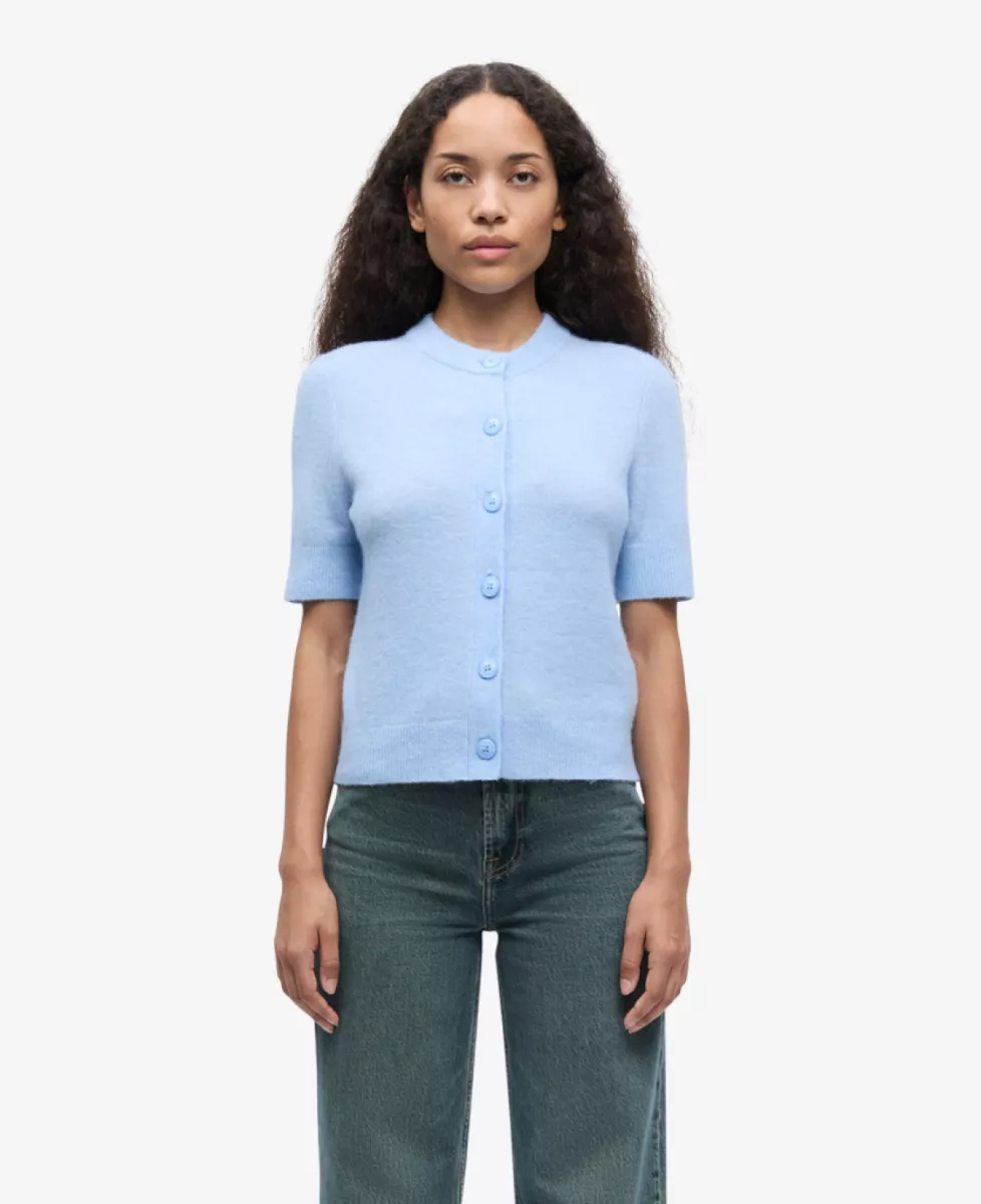 Samsoe Samsoe Vest - Lichtblauw 2 Samsoe Samsoe Samsoe Samsoe Vest - Lichtblauw