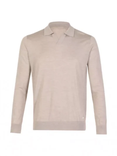 Seven Dials Seven Dials Pullover polo kraag - Beige