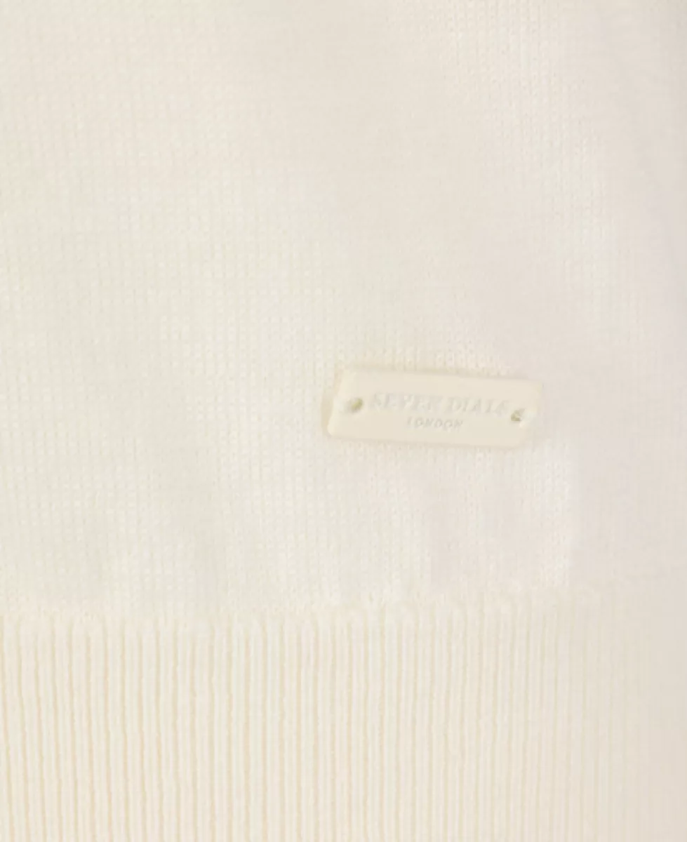 Seven Dials Pullover polo kraag - Ecru 3 Seven Dials Seven Dials pullover - Ecru