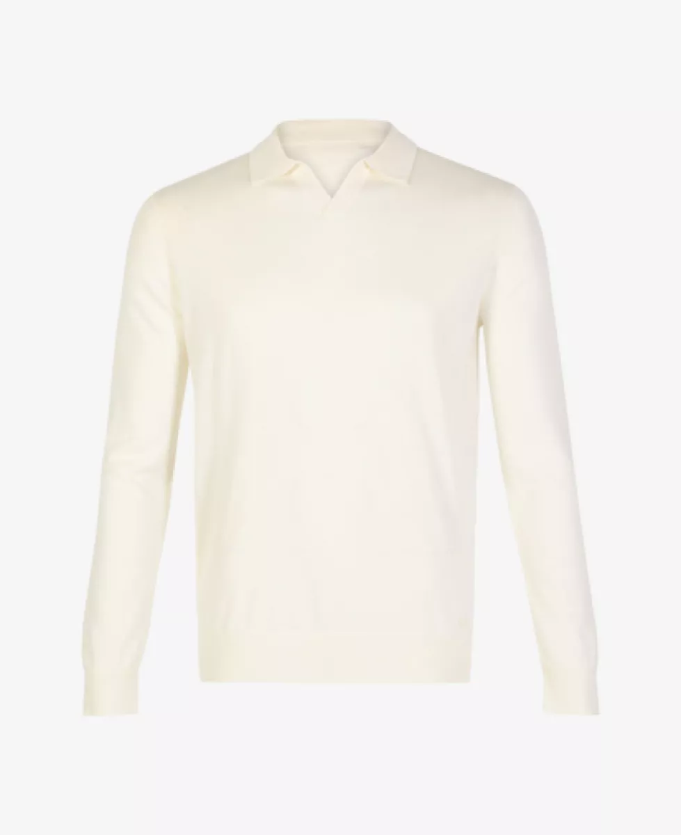 Seven Dials Pullover polo kraag - Ecru 1 Seven Dials Seven Dials pullover - Ecru