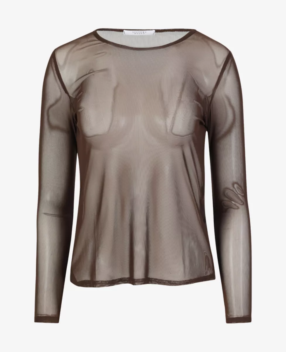 Sisters Point Top ml - Donkerbruin 1 Sisters Point Sisters Point Top ml - Donkerbruin