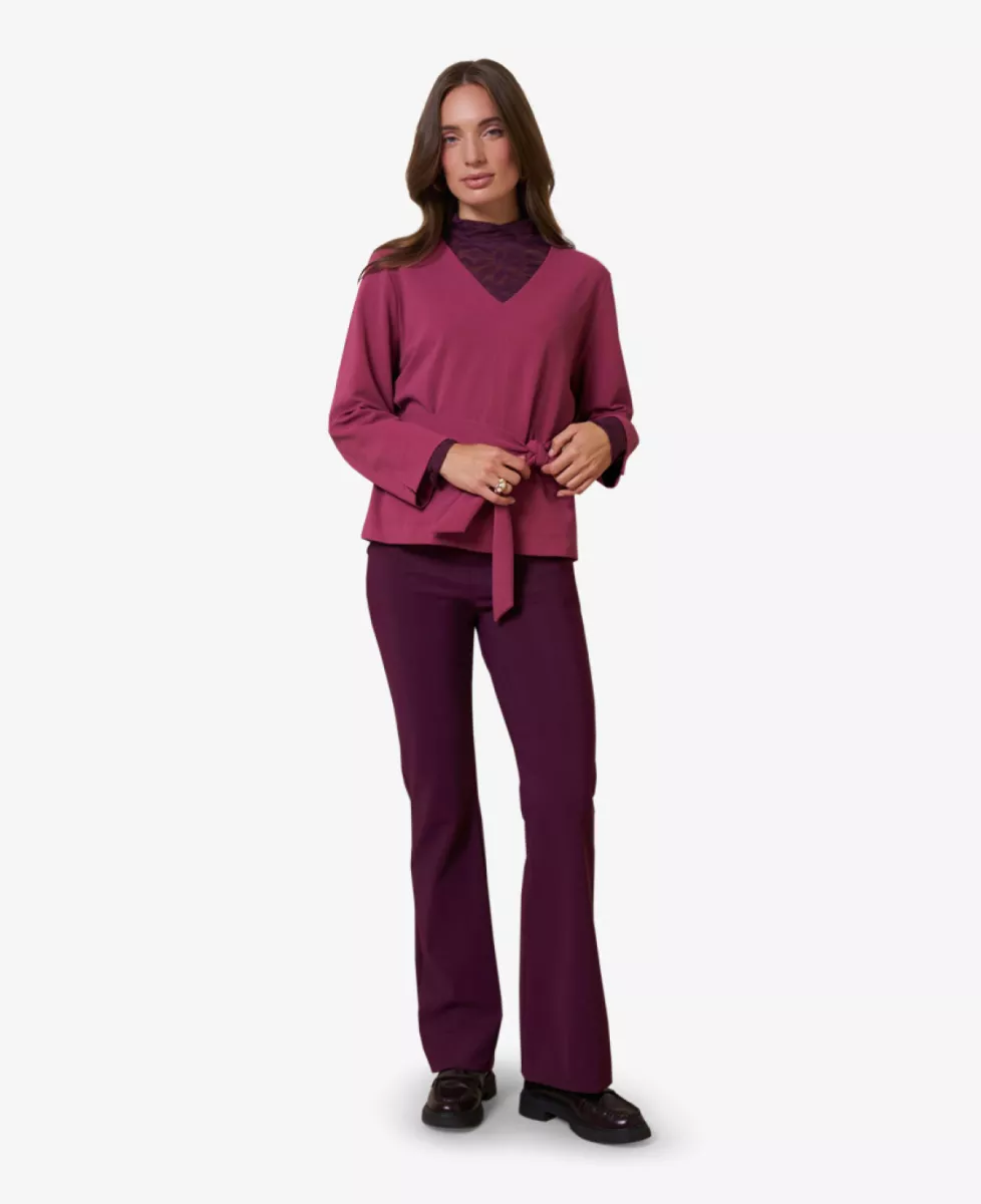 Studio Anneloes Pantalon - Paars 4 Studio Anneloes Studio Anneloes Pantalon - Paars