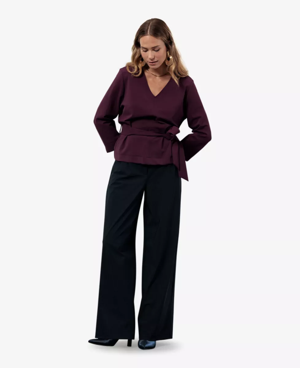 Studio Anneloes Pantalon - Paars 2 Studio Anneloes Studio Anneloes Pantalon - Paars