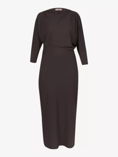 Studio Anneloes Studio Anneloes Jurk - Donkerbruin