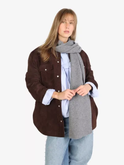 Van Zuilen Mode Van Zuilen Mode Sjaal - Lichtgrijs