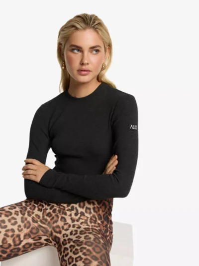 Alix The Label Alix The Label Shirt lm - Antraciet