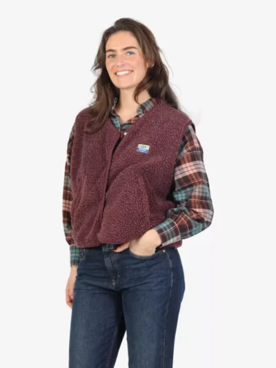 American vintage American vintage Gilet - Bordeaux