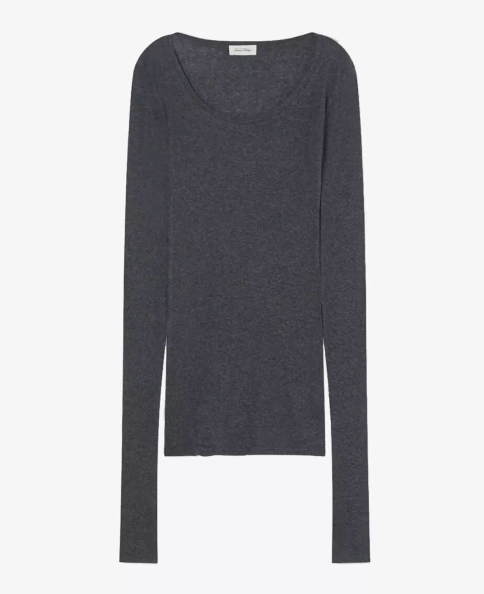 American vintage Top - Antraciet 1 American vintage American vintage Top - Antraciet